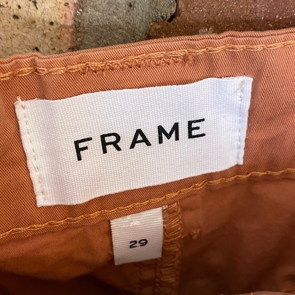 Frame Fluid Twill Rolled Cuff
Cotton Shorts Size 29 Pumpkin Spice NWT - Picture 6 of 8